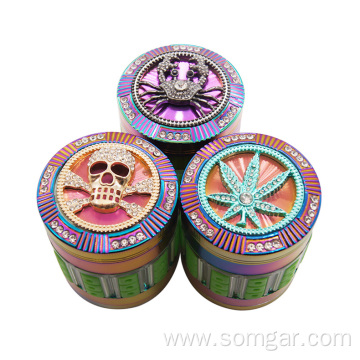 Custom logo Hand metal herb smoke tobacco Grinder